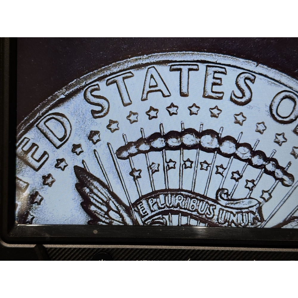 1974 D Kennedy Half Dollar DDO, DDR & RPM Error Coin BU from Mint Set - Picture 10 of 11